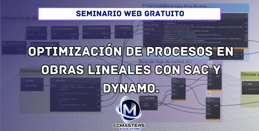 Optimización de procesos en obras lineales con SAC y DYNAMO