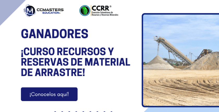 Ganadores curso en vivo de Recursos y Reservas de material de arrastre.