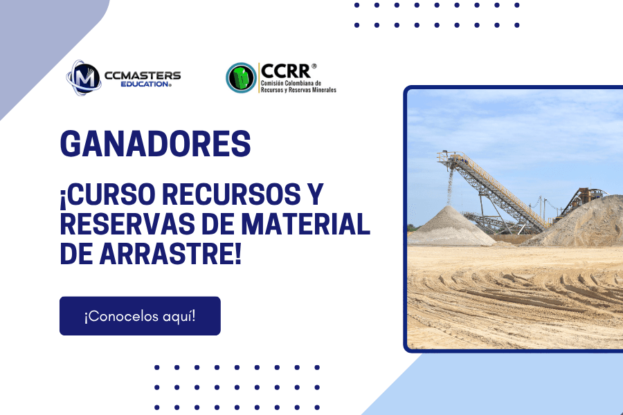 Ganadores curso en vivo de Recursos y Reservas de material de arrastre.
