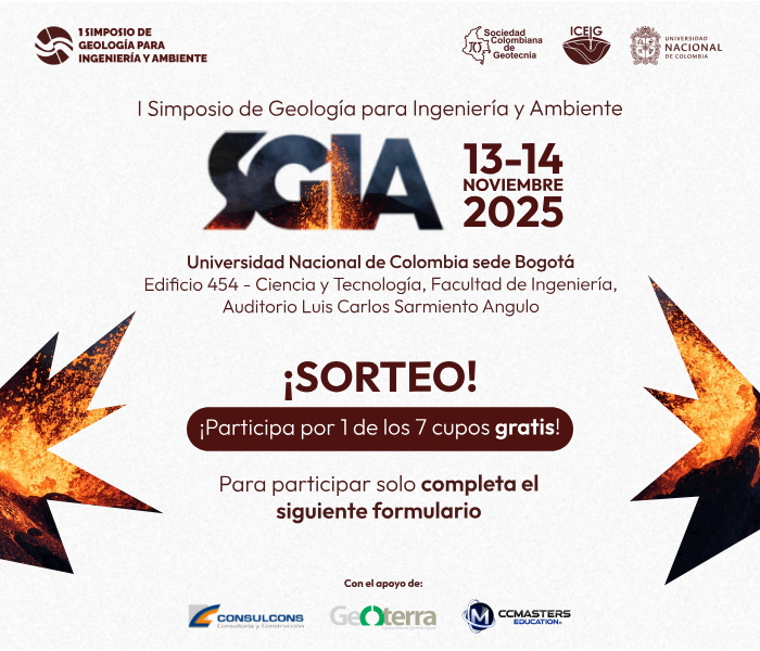 Sorteo de 1er Simposio de Geología para Ingeniería y Ambiente (SGIA)